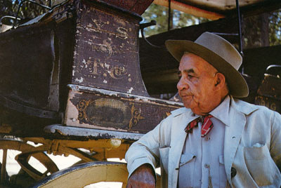 Yosemite's last Stagecoach Driver, Eddie Webb.