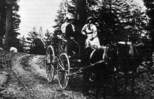 On Yosemite's Old Tioga Road In 1890. DHH Collection